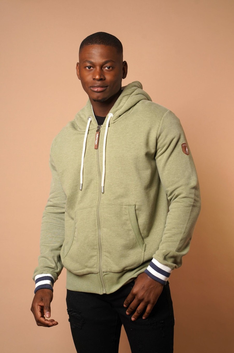 Men Wanakome Hoodies | Sophar Surplus Zip Hoodie Green