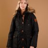 Women Wanakome Outerwear | Everly Black Parka