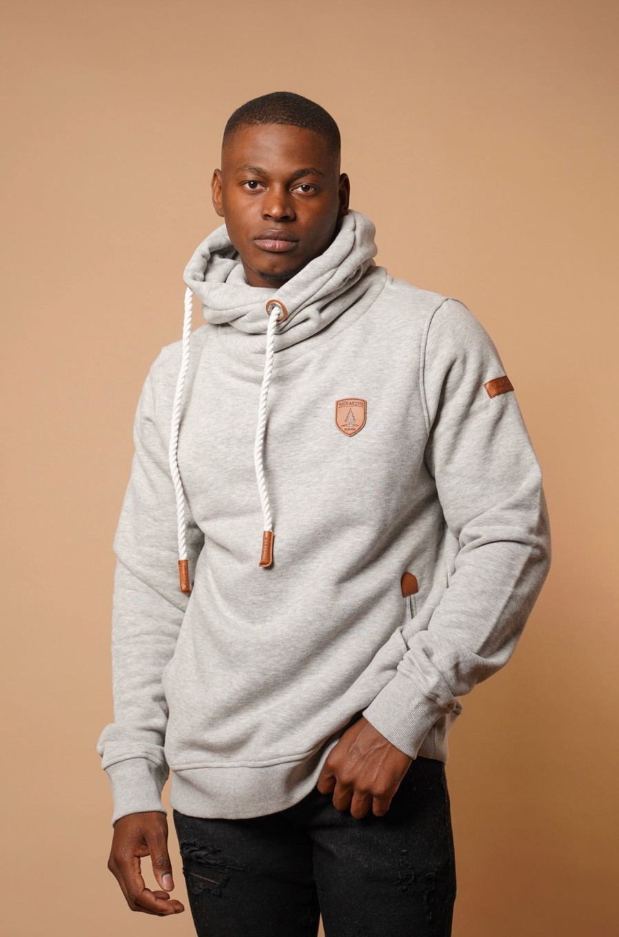 Men Wanakome Hoodies | Olympus Light Heather Hoodie Grey