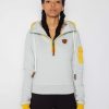 Women Wanakome Hoodies | Neva Arctic Sky Half-Zip Hoodie