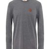 Men Wanakome Sweaters & Long Sleeve | Orion Dark Heather Long Sleeve Grey