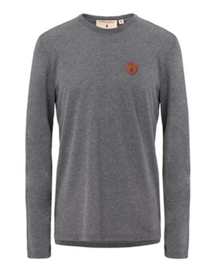 Men Wanakome Sweaters & Long Sleeve | Orion Dark Heather Long Sleeve Grey