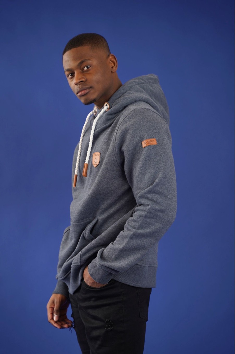 Men Wanakome Hoodies | Cascade Navy Hoodie