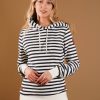 Women Wanakome Hoodies | Sunny Pr Stripe Navy