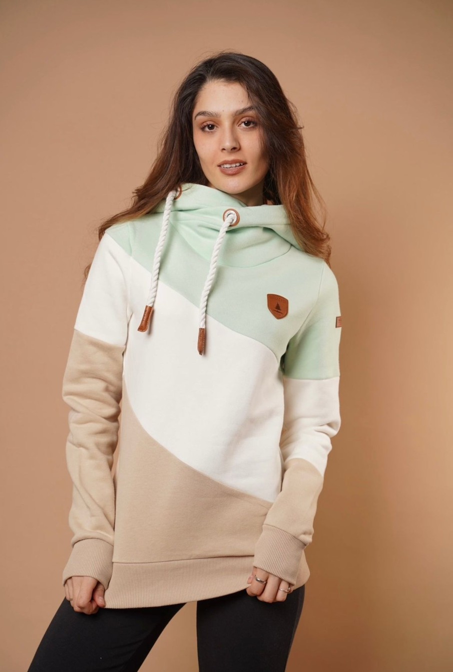 Women Wanakome Hoodies | Selene Cucumber Mix Hoodie Green