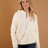 Women Wanakome Hoodies | Cara Supersoft Sherpa In Ivory White