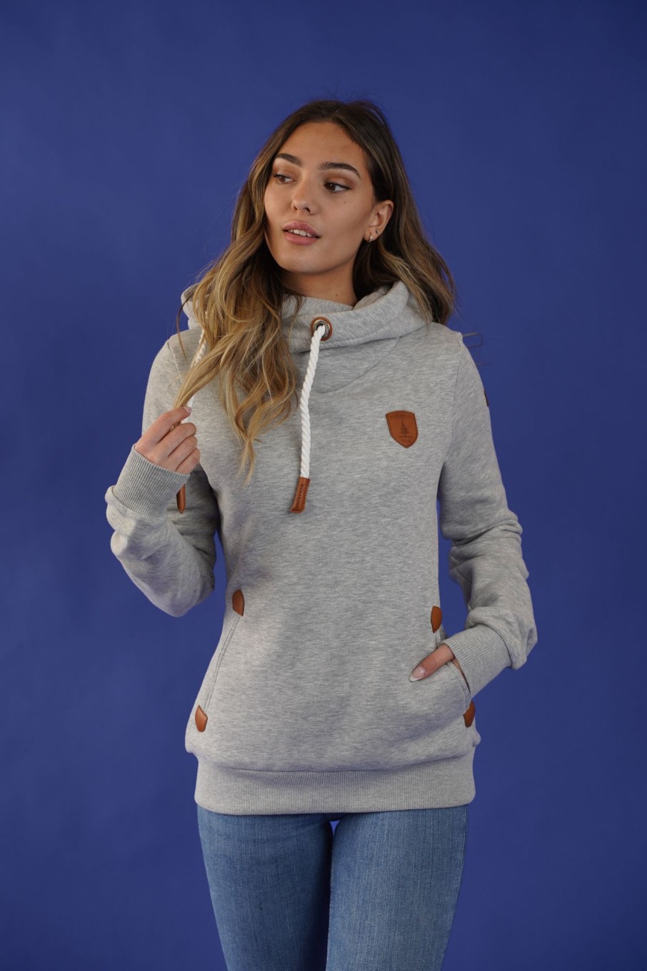 Women Wanakome Hoodies | Artemis Light Heather Hoodie Grey