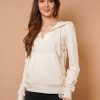 Women Wanakome Hoodies | Trista Ivory Hoodie White