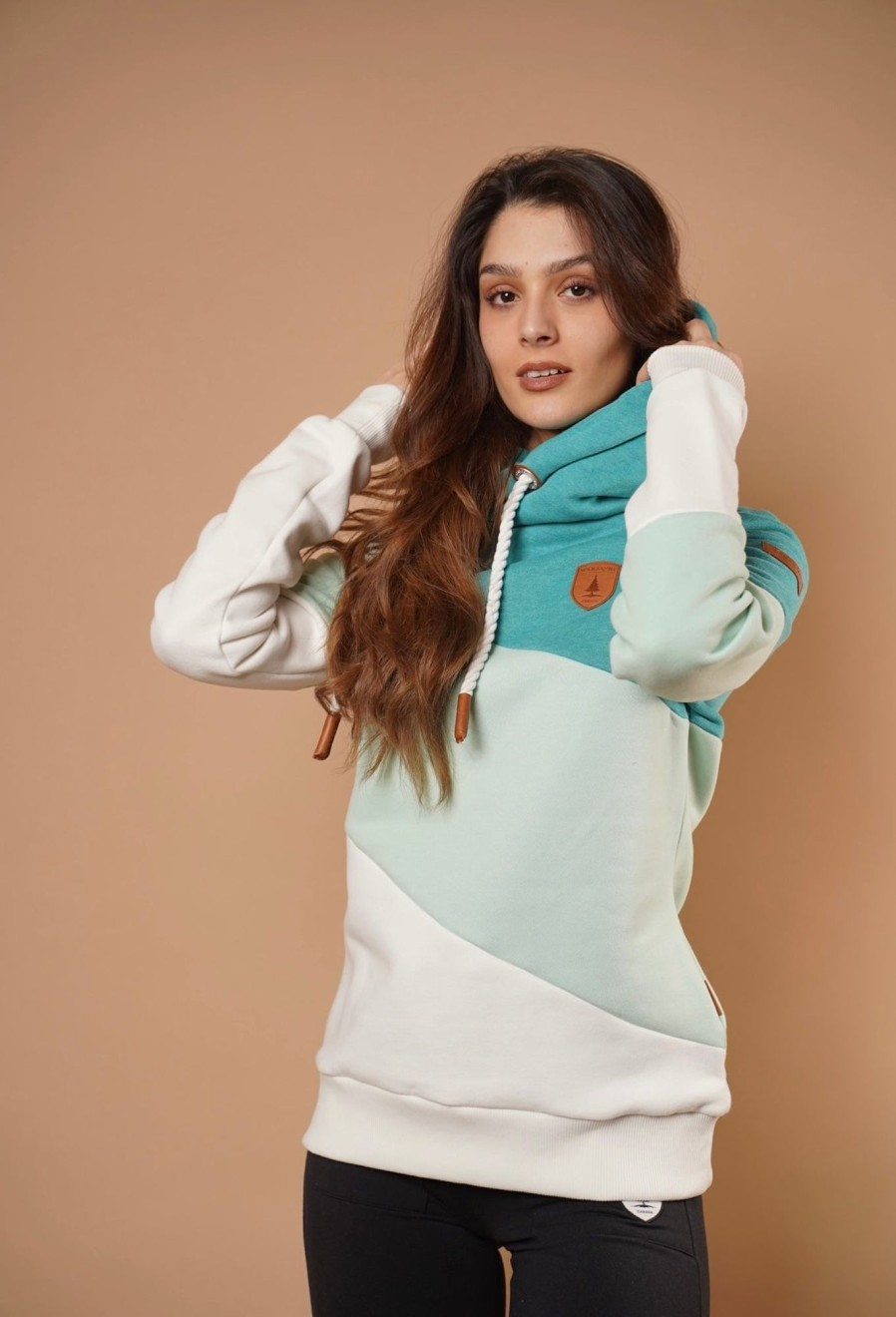 Women Wanakome Hoodies | Selene Lake Mix Hoodie Blue