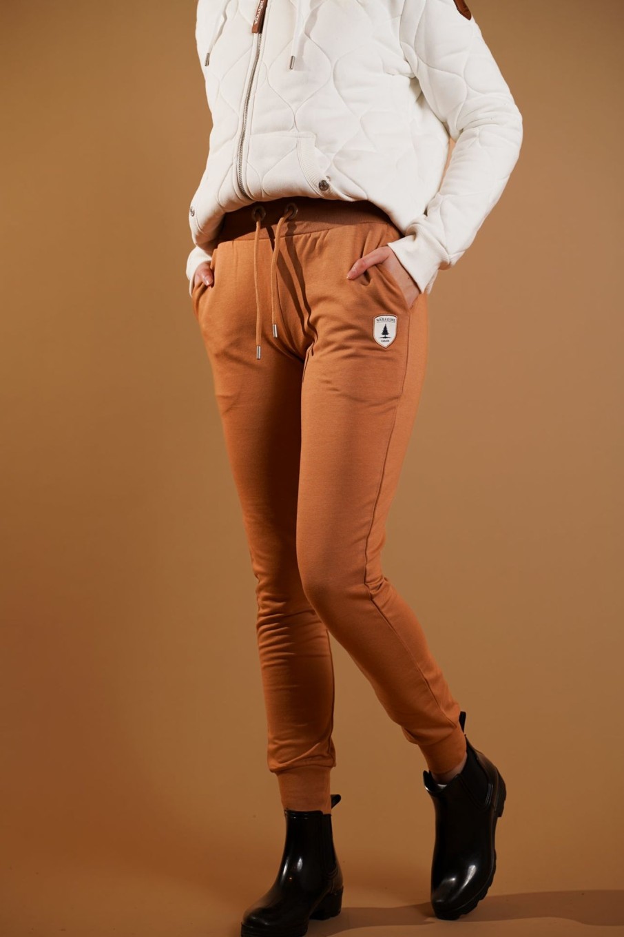 Women Wanakome Bottoms | Alexa Cookie Jogger Brown