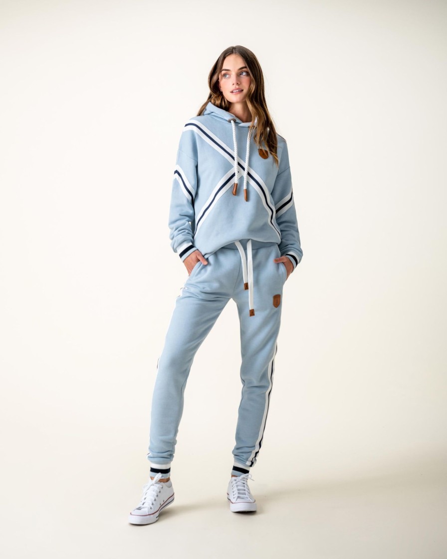 Women Wanakome Hoodies | Kayden Fog Hoodie Blue