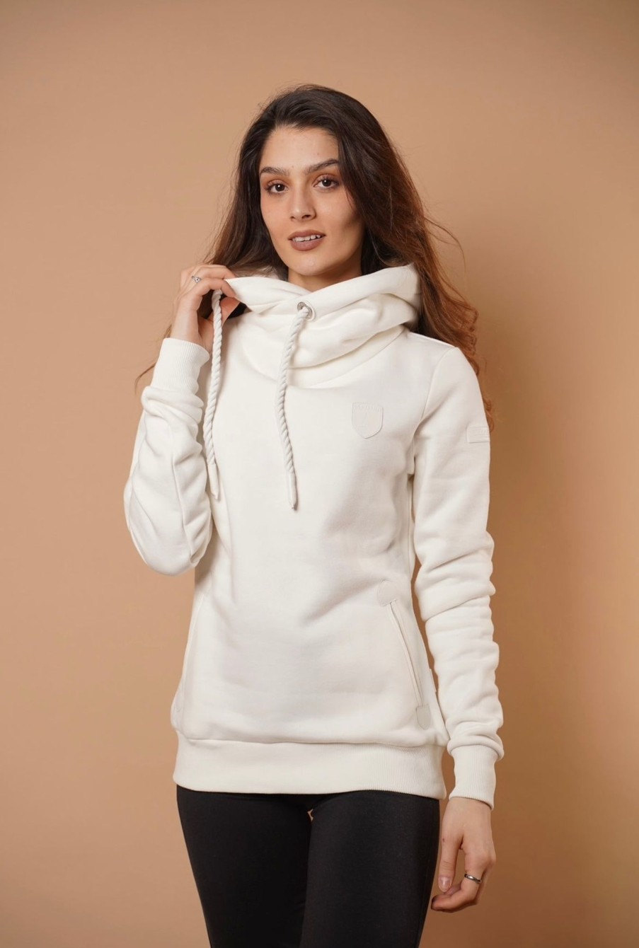 Women Wanakome Hoodies | Artemis Ivory Hoodie White