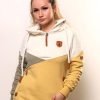 Women Wanakome Hoodies | Roxy Khaki/Gold Hoodie