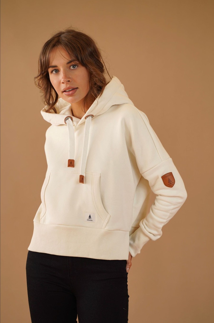 Women Wanakome Hoodies | Hydra Oatmeal Hoodie White