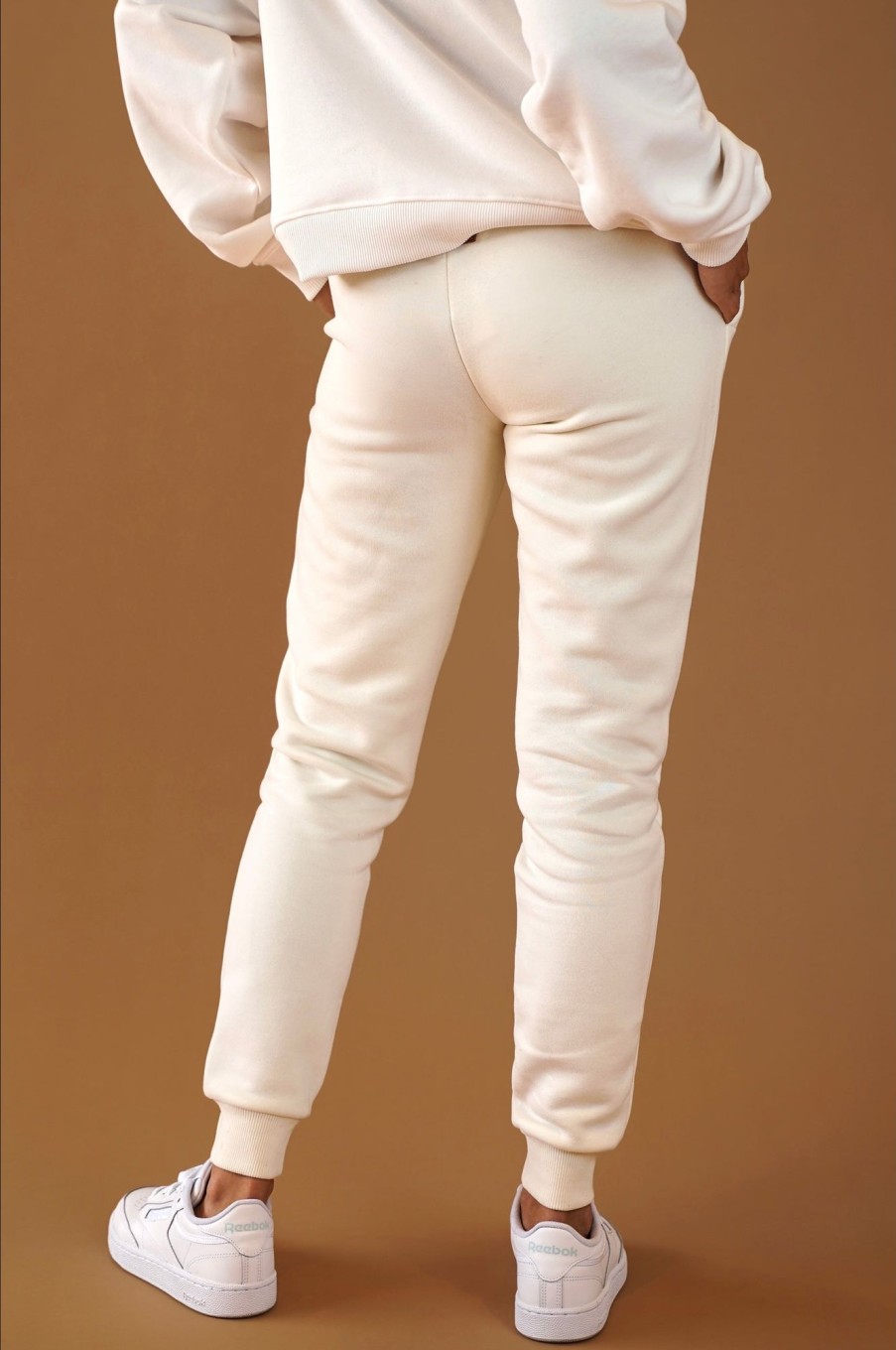 Women Wanakome Bottoms | Ronia Oatmeal Jogger White