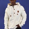 Men Wanakome Hoodies | Smallwood Oatmeal Hoodie White