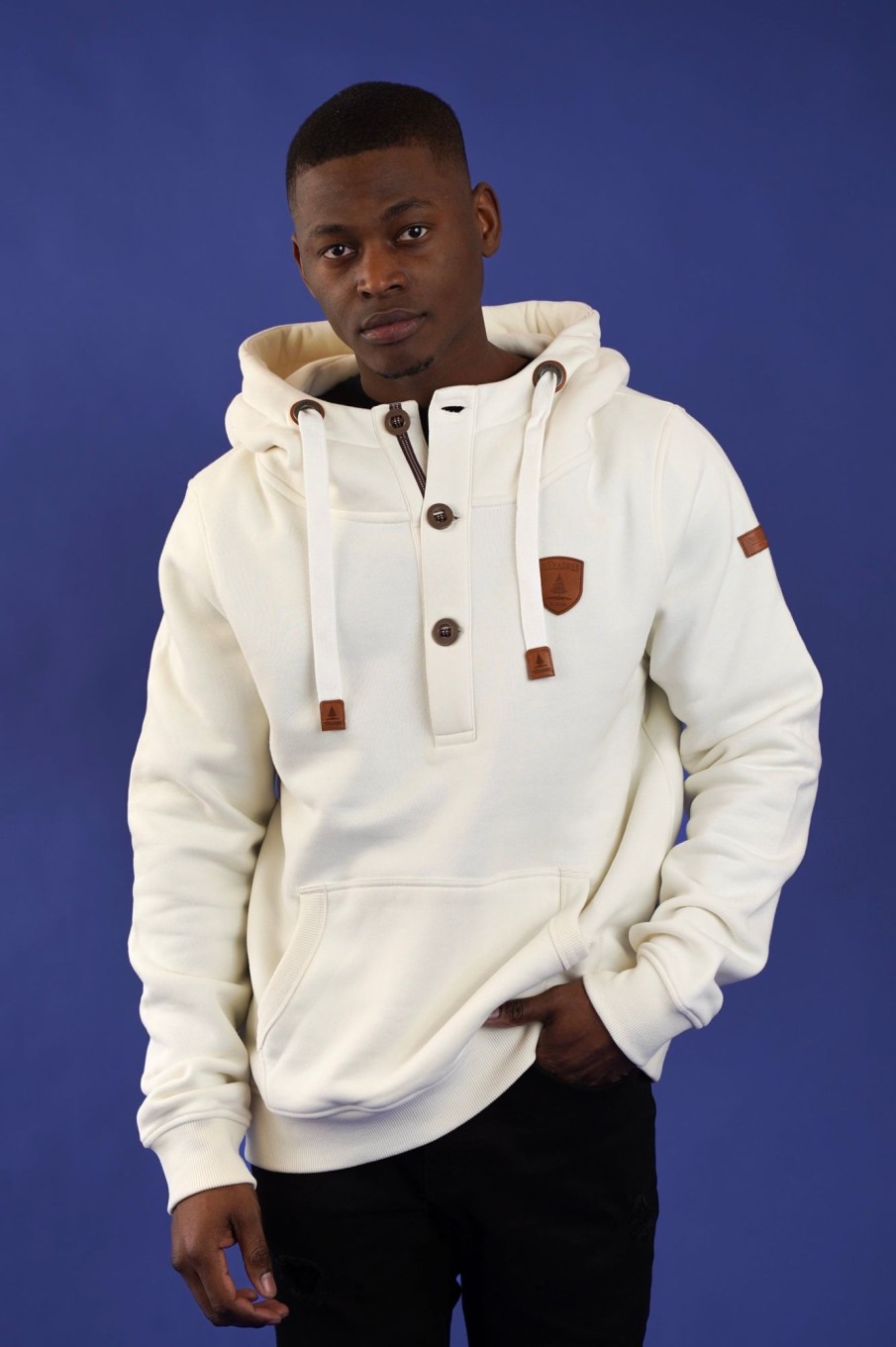 Men Wanakome Hoodies | Smallwood Oatmeal Hoodie White