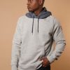 Men Wanakome Hoodies | Jaxon Light Heather Hoodie Grey