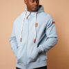 Men Wanakome Hoodies | Zeus Dolphin Zip Hoodie Blue