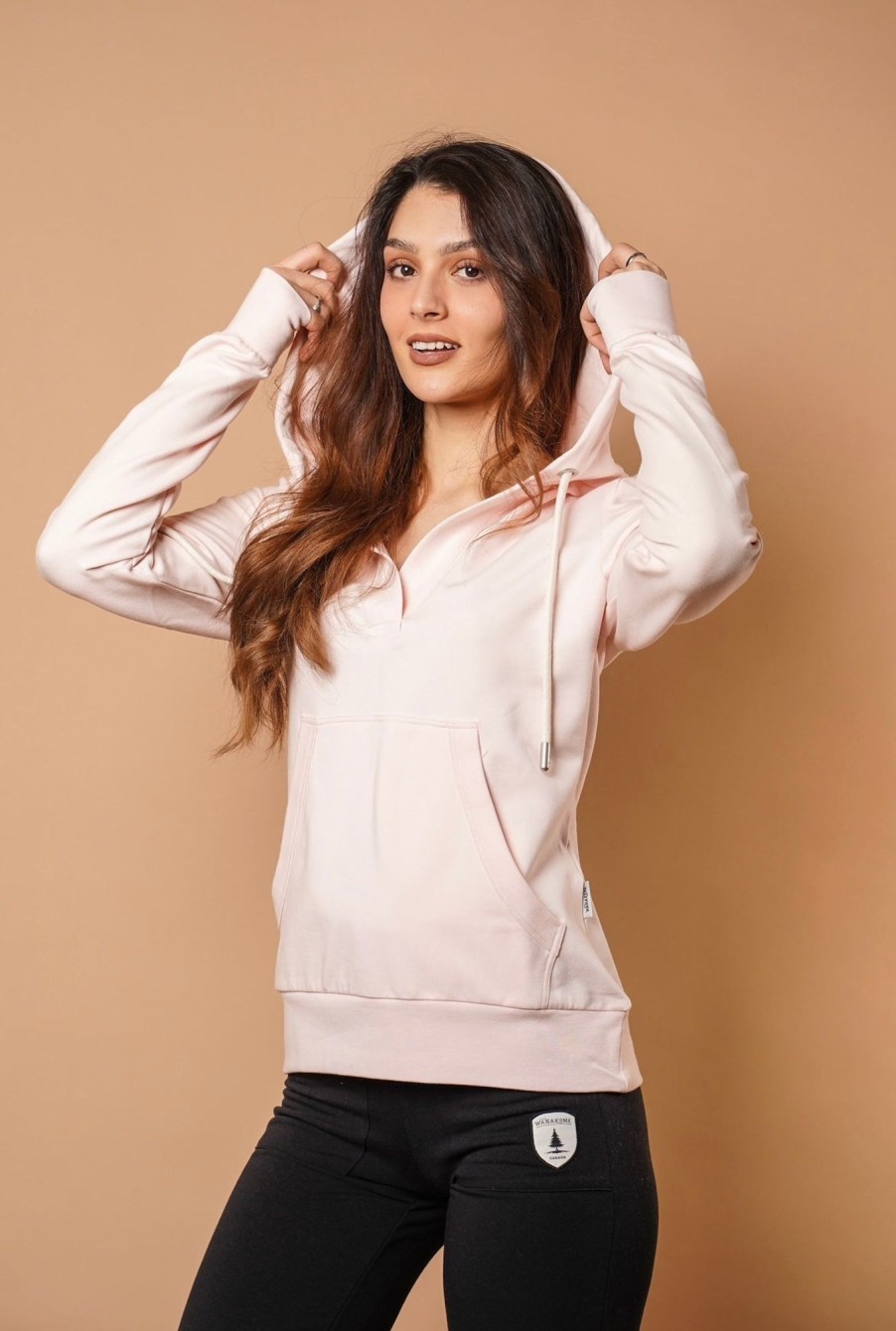 Women Wanakome Hoodies | Trista Primrose Hoodie Pink