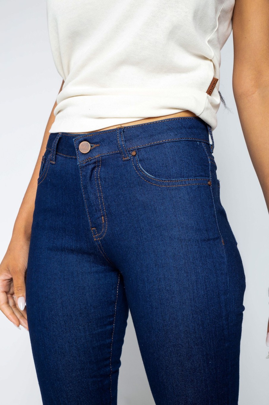 Women Wanakome Bottoms | Mary Dark Wash Denim