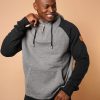 Men Wanakome Hoodies | Alani Dark Heather /Black Hoodie Grey