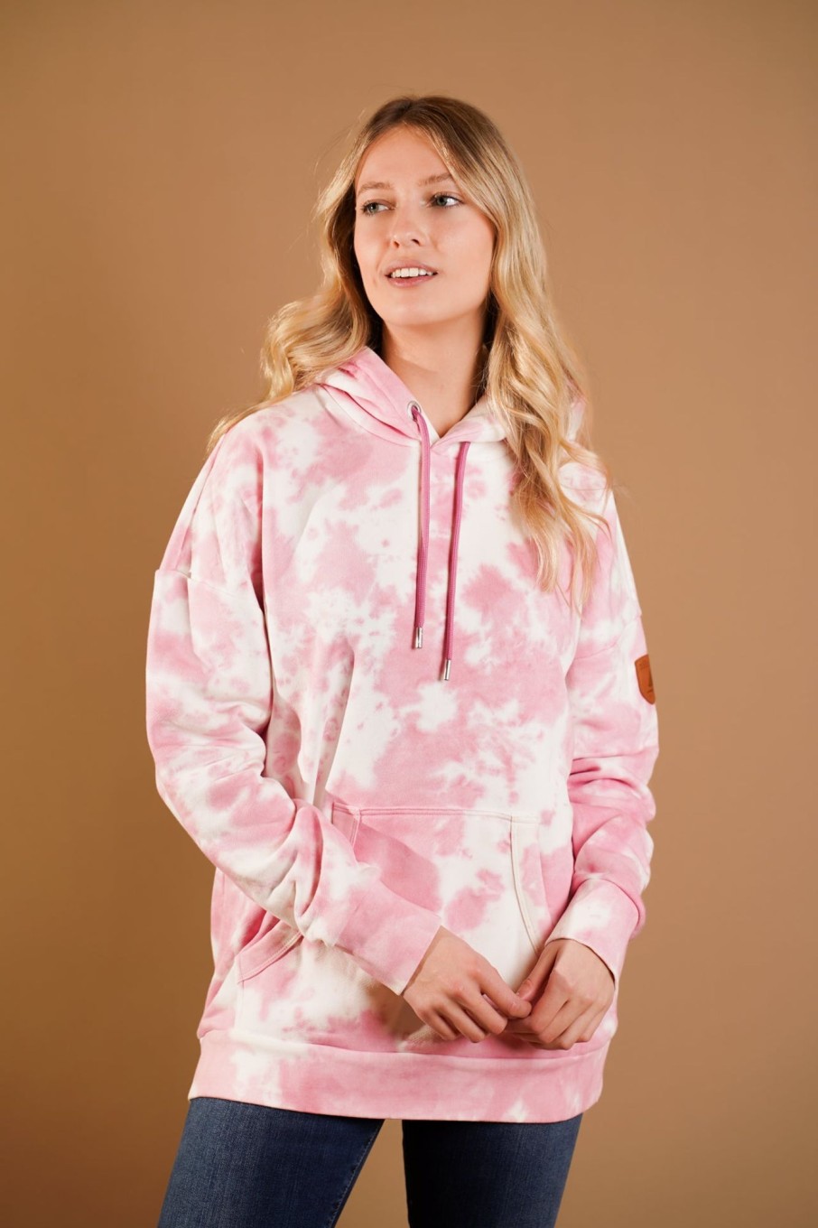 Women Wanakome Hoodies | Billie Td Punch Hoodie Pink