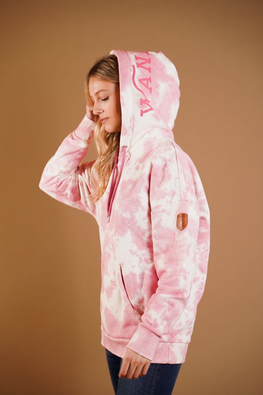 Women Wanakome Hoodies | Billie Td Punch Hoodie Pink