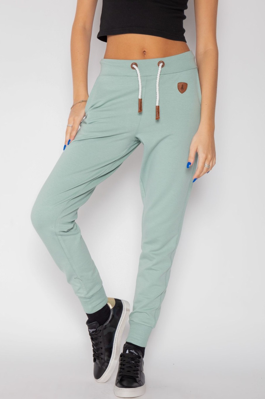 Women Wanakome Bottoms | Ida Lux Green Bay Jogger