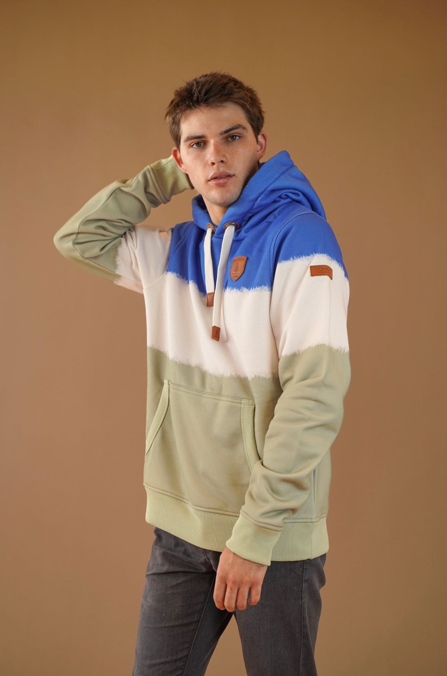 Men Wanakome Hoodies | Miller Regatta/Aloe Hoodie Blue