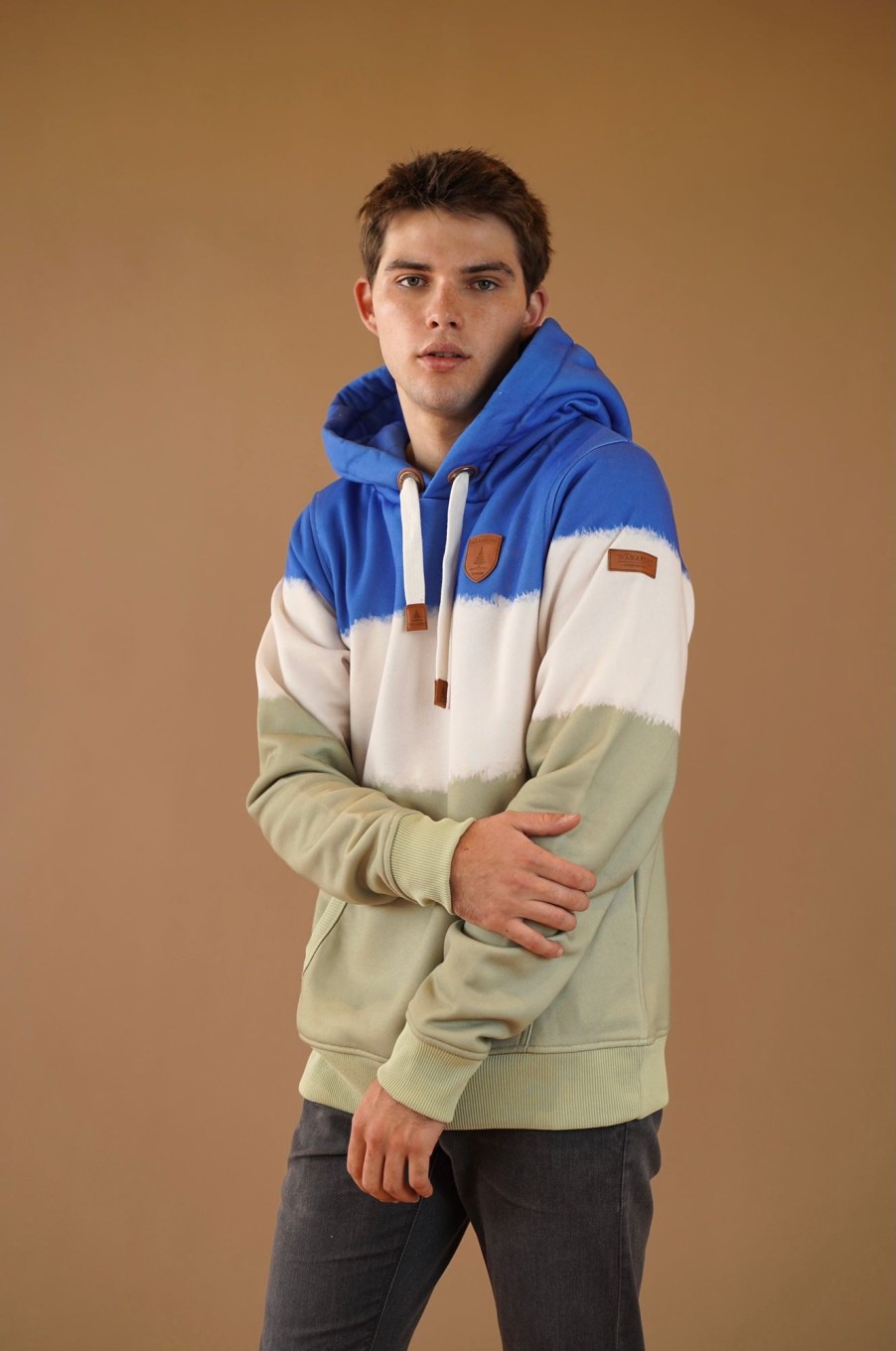 Men Wanakome Hoodies | Miller Regatta/Aloe Hoodie Blue