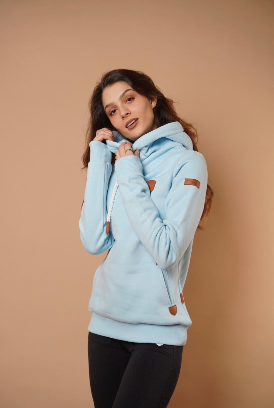 Women Wanakome Hoodies | Artemis Sky Hoodie Blue