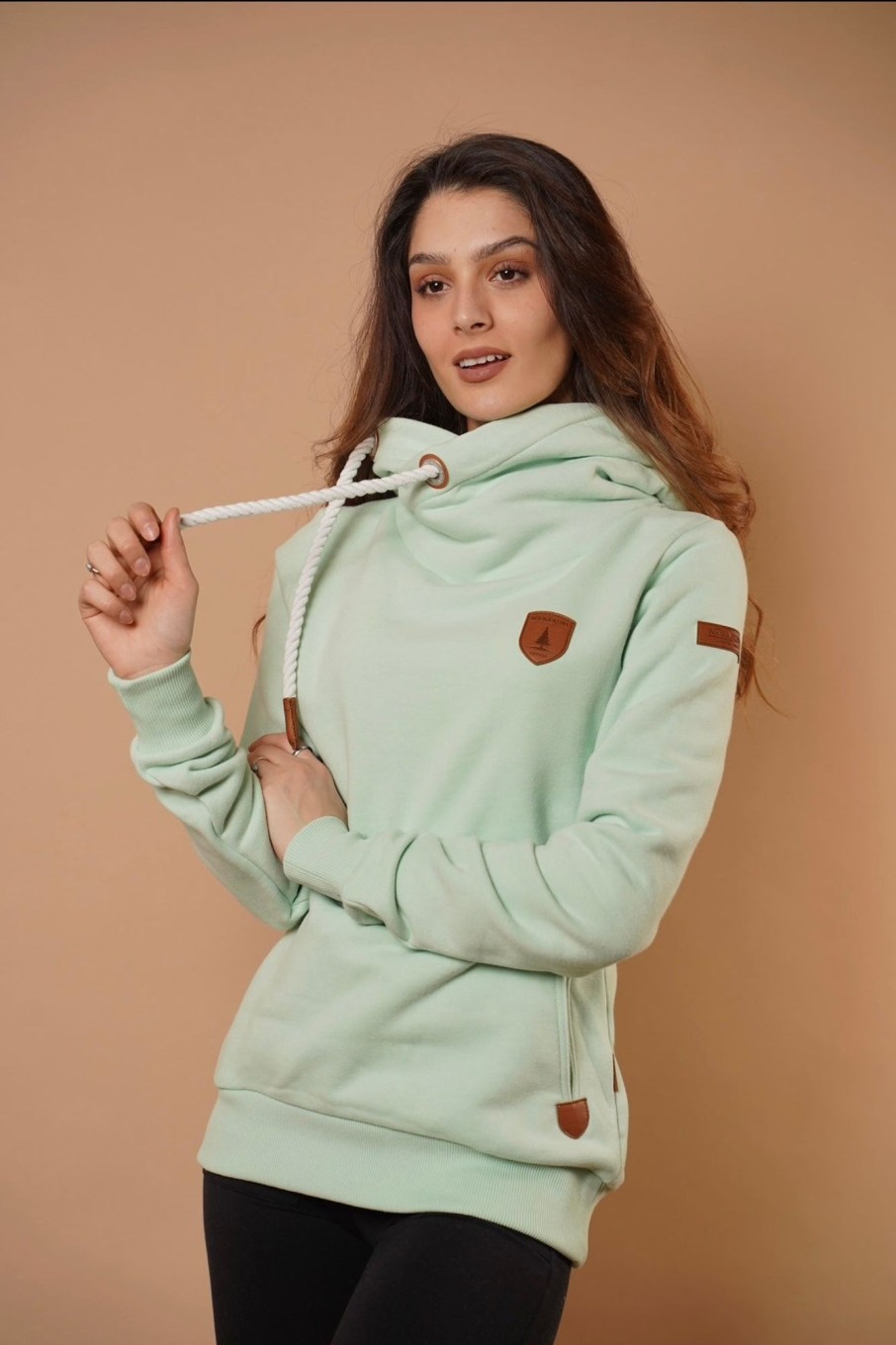 Women Wanakome Hoodies | Artemis Cucumber Hoodie Green