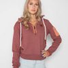 Women Wanakome Hoodies | Neva Cocoa Half-Zip Hoodie