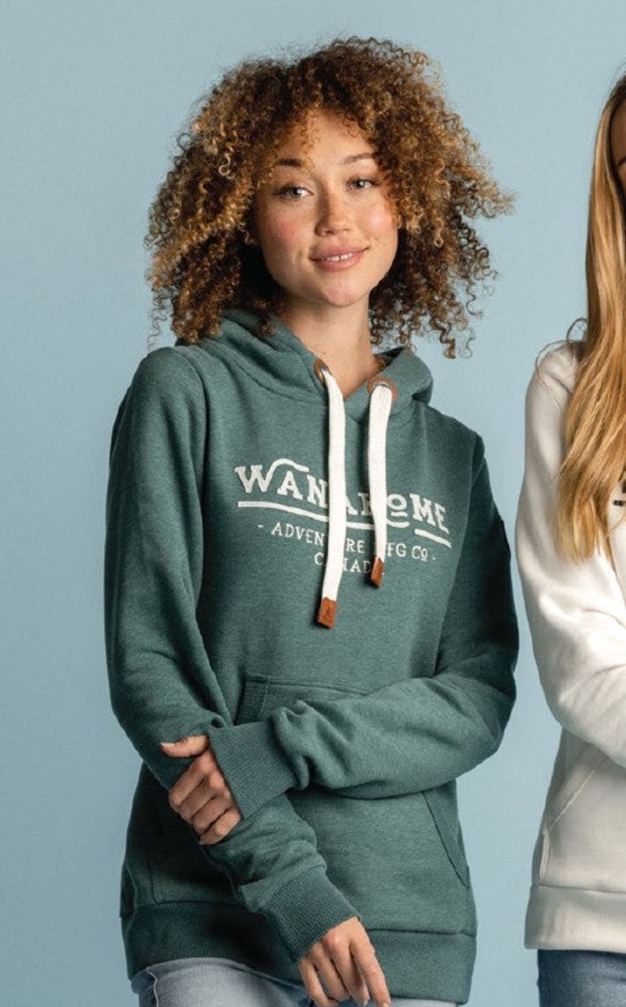 Women Wanakome Hoodies | Amara Forest Hoodie Green