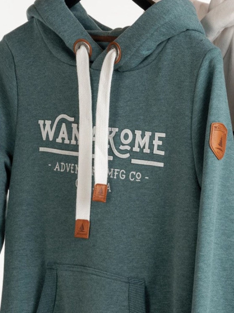 Women Wanakome Hoodies | Amara Forest Hoodie Green