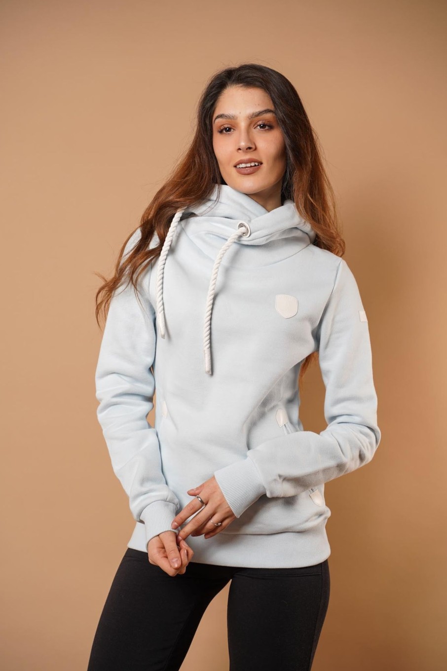 Women Wanakome Hoodies | Artemis White Cloud Hoodie Blue