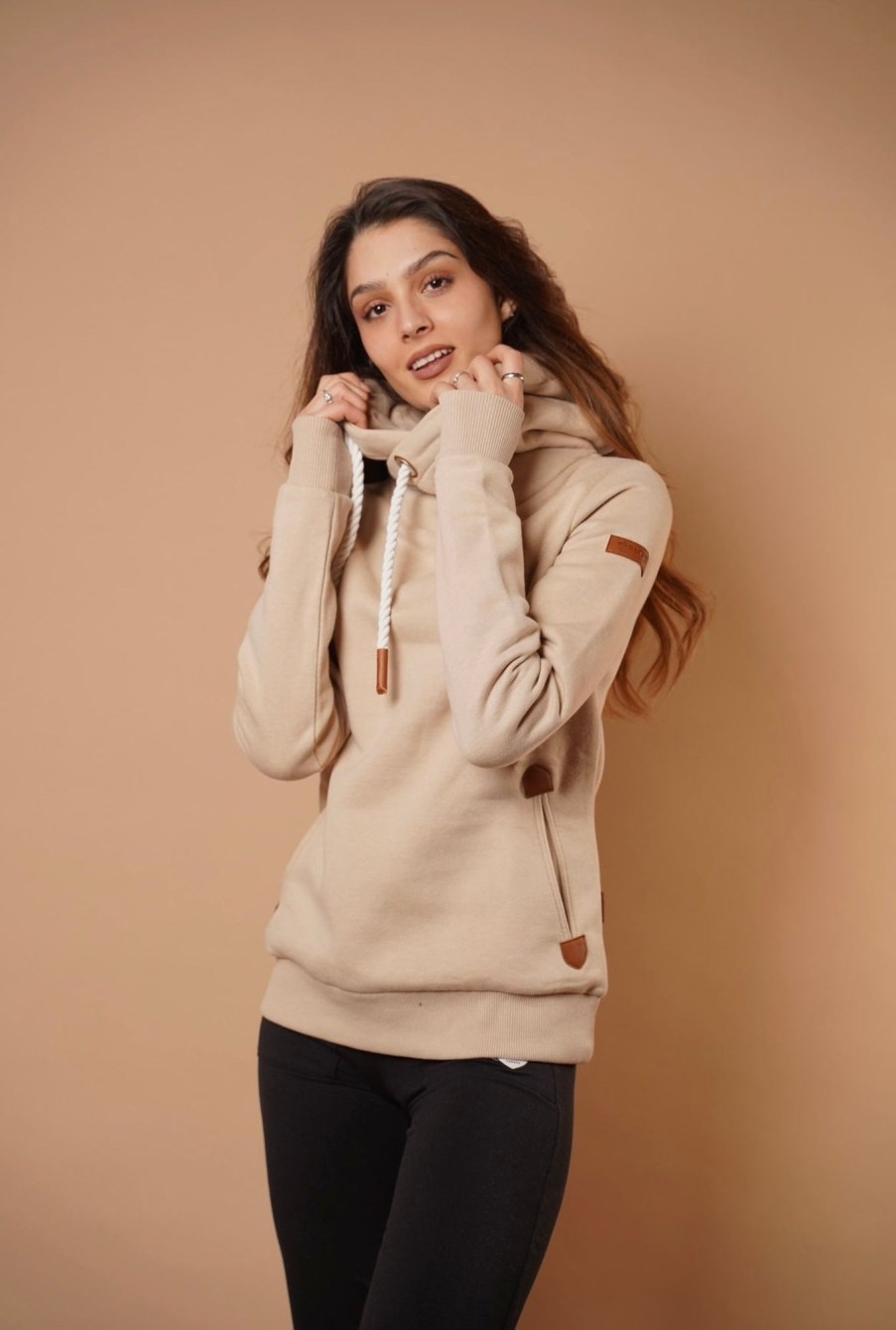 Women Wanakome Hoodies | Artemis Sand Hoodie Brown