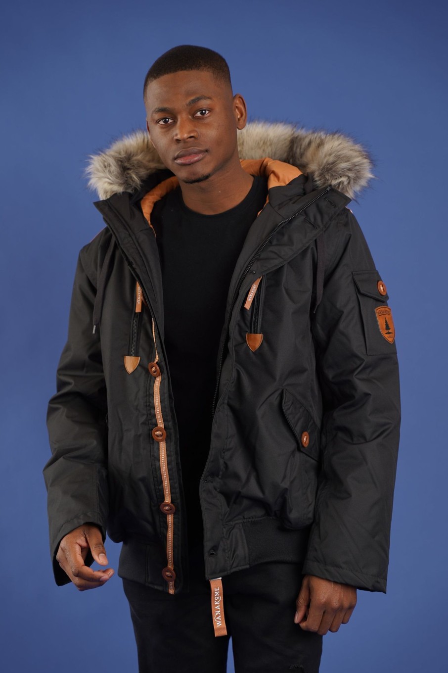 Men Wanakome Outerwear | Hector Jacket Black