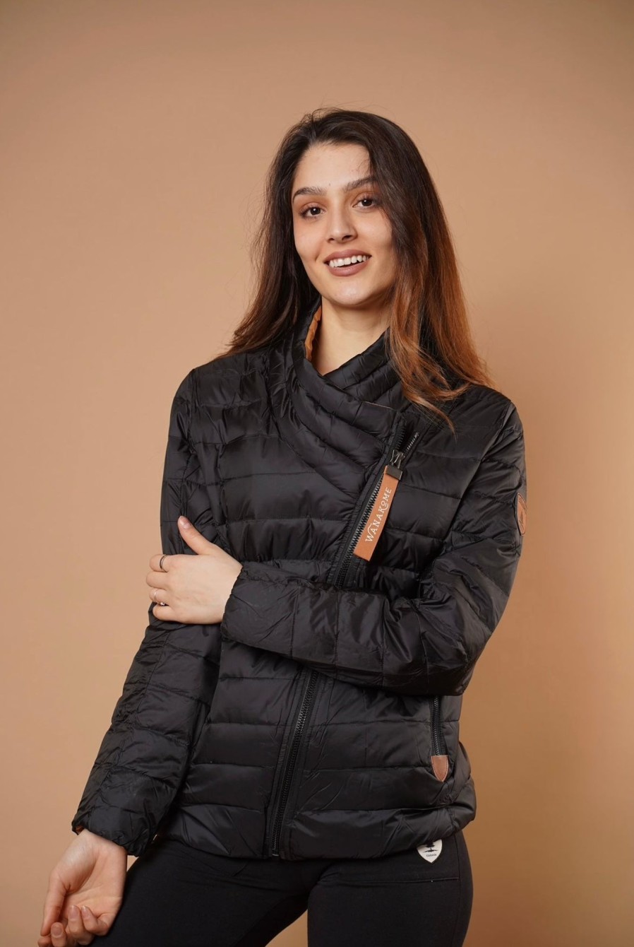 Women Wanakome Outerwear | Amaya In Black