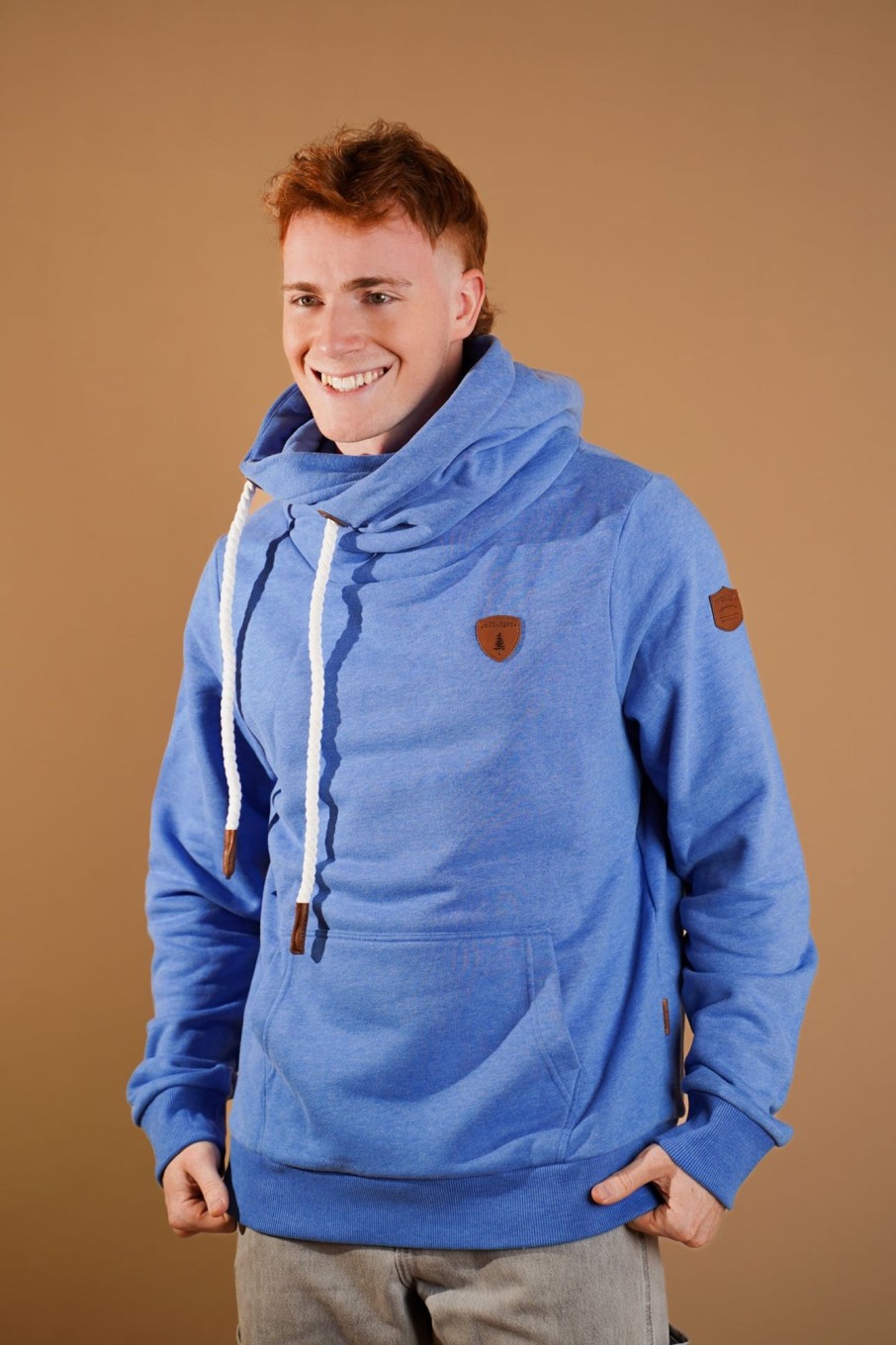 Men Wanakome Hoodies | Olympus Strong Hoodie Blue