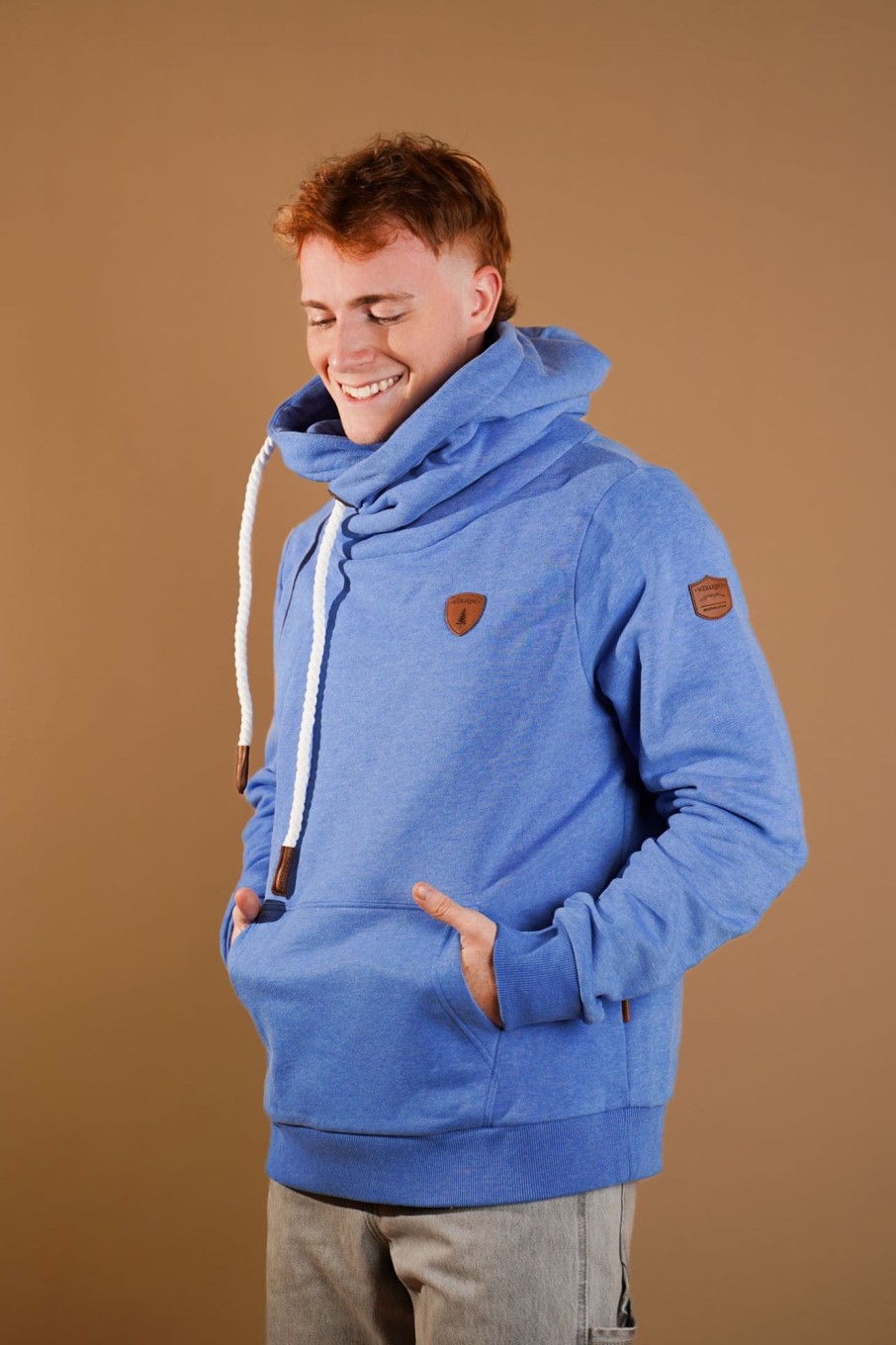 Men Wanakome Hoodies | Olympus Strong Hoodie Blue