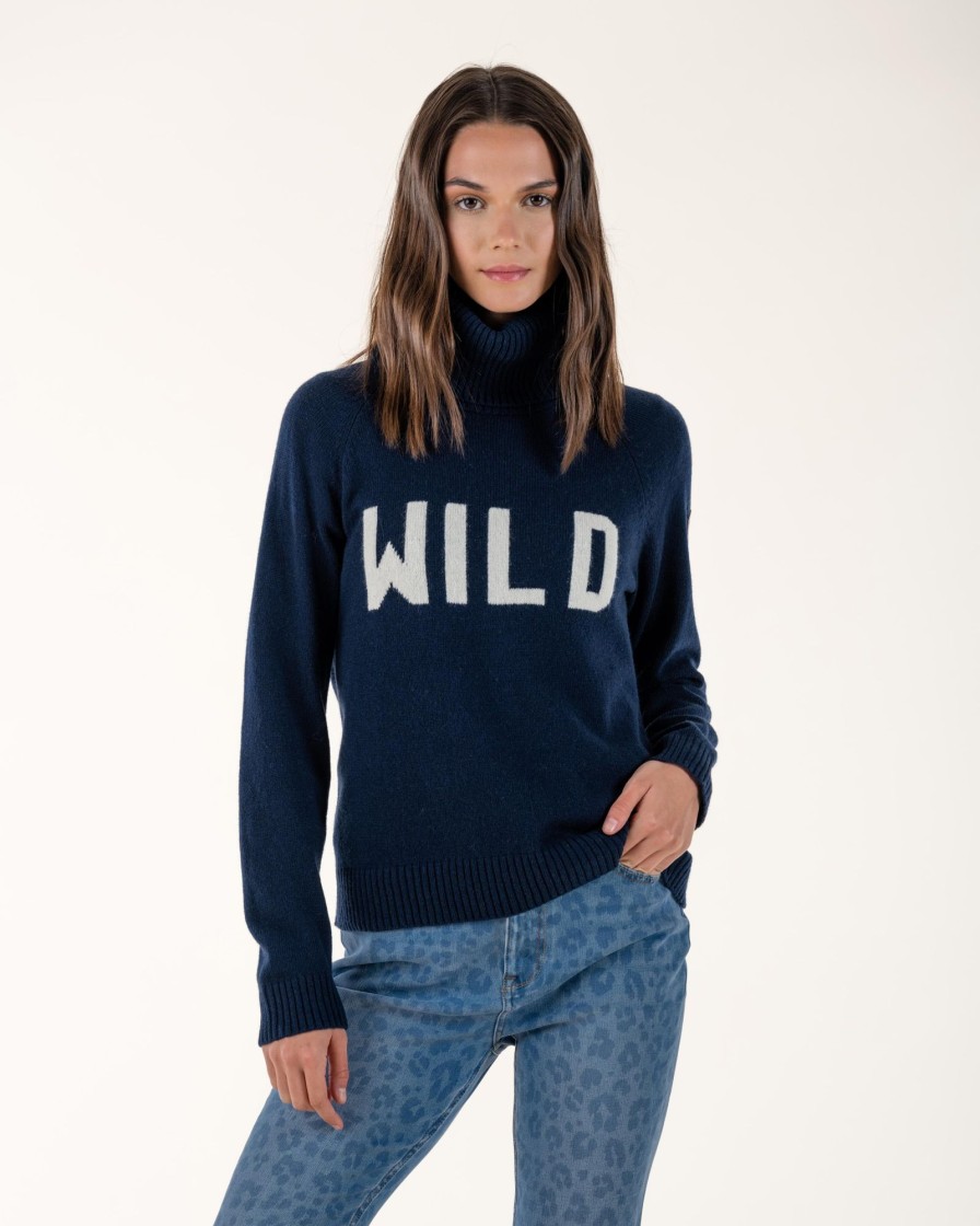 Women Wanakome Sweaters | Avril Sweater Navy