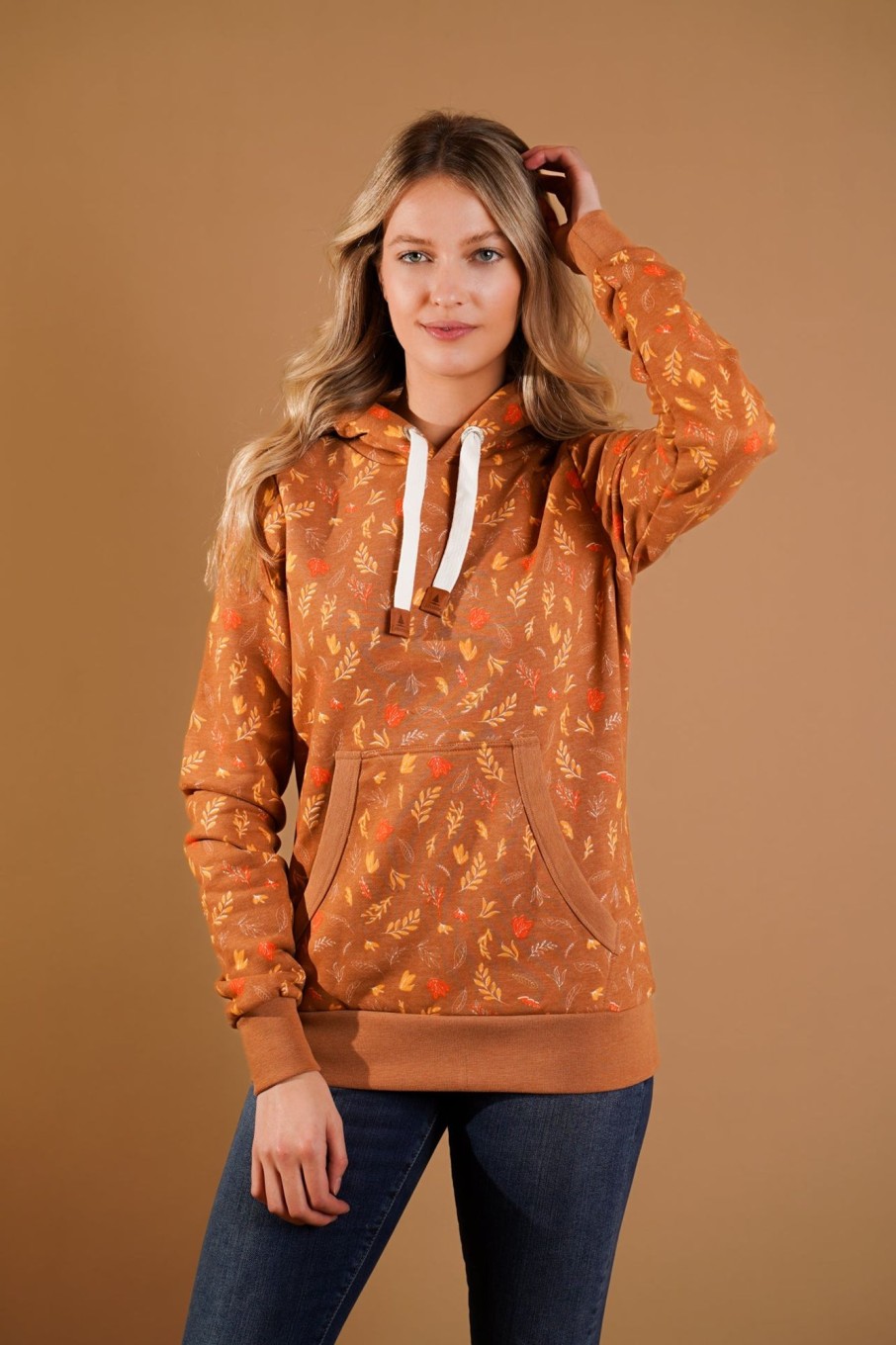 Women Wanakome Hoodies | Bonnie Cookie Autumn Print Hoodie White