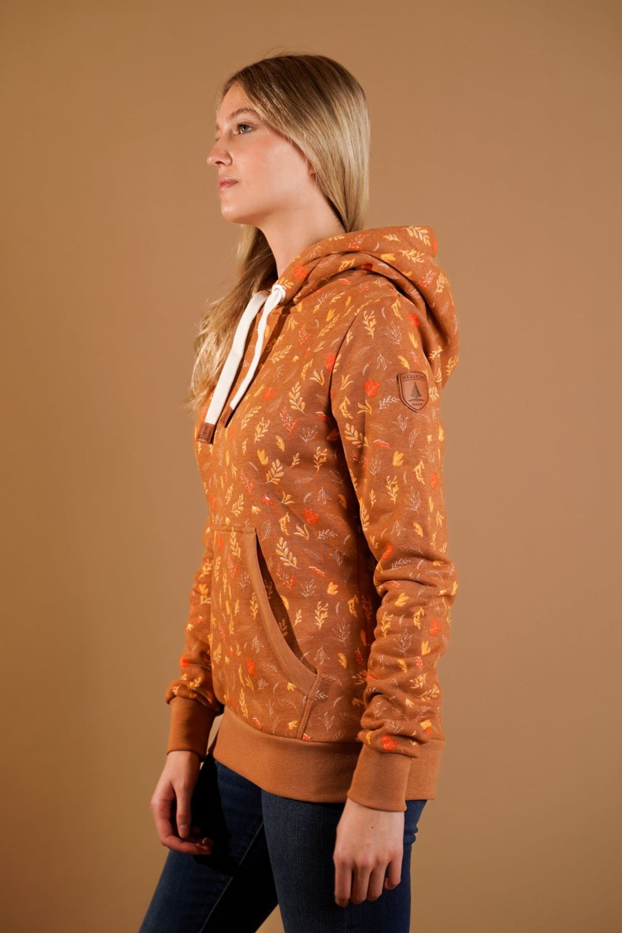 Women Wanakome Hoodies | Bonnie Cookie Autumn Print Hoodie White