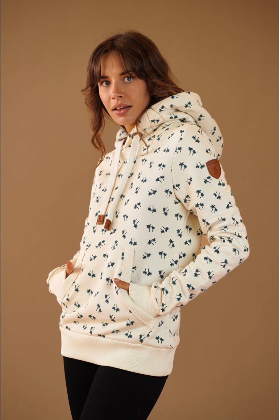 Women Wanakome Hoodies | Kawai Oatmeal Hoodie White