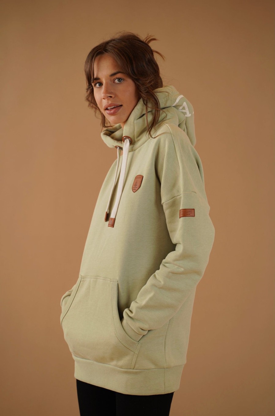 Women Wanakome Hoodies | Billie Aloe Hoodie Green