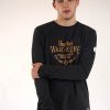 Men Wanakome Sweaters & Long Sleeve | Avalon Long Sleeve Tee Black