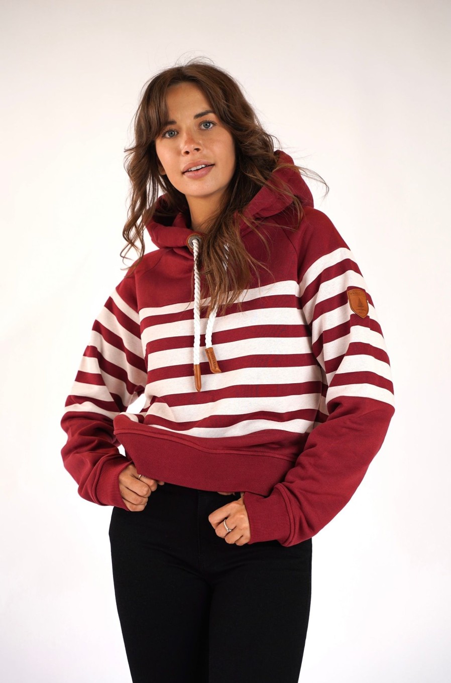 Women Wanakome Hoodies | Eventide Berry Hoodie Mulberry