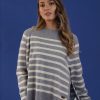 Women Wanakome Sweaters | May Light Heather Sweater Grey